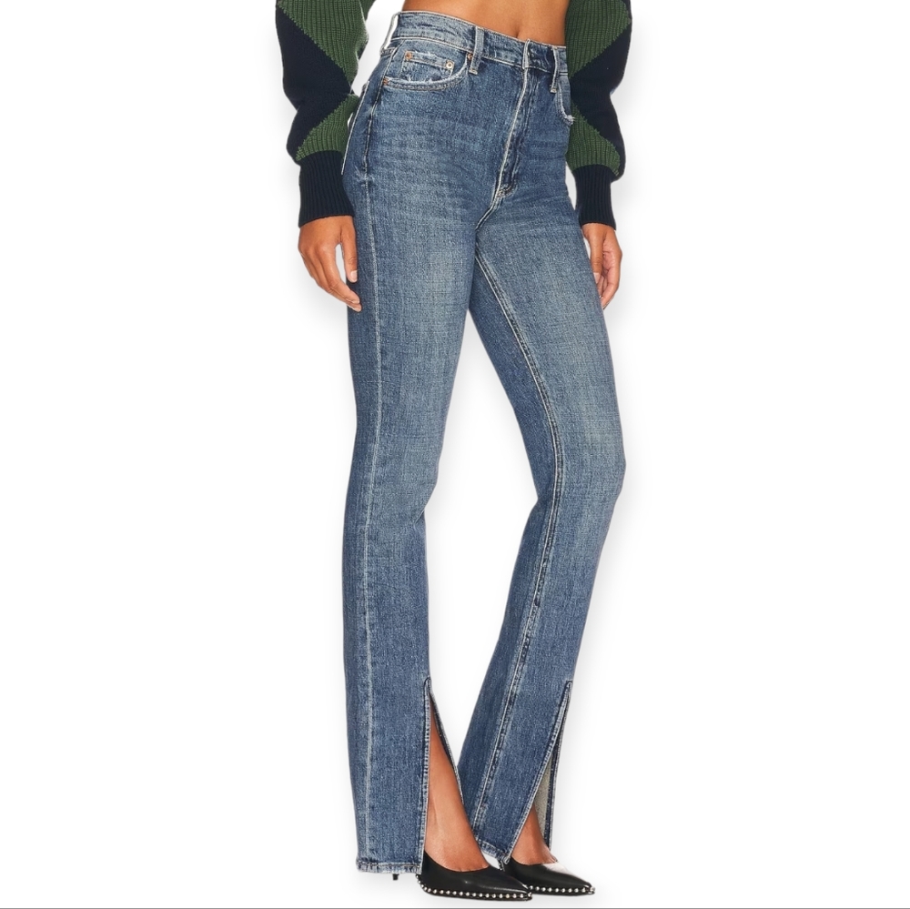 Pistola Colleen High Rise Slim Flare Jean in Willow Size 31 New!
